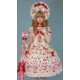 Antique Doll Strawberry Cake Bouquet Blouse JSK and OP(Reservation/3 Colours/Full Payment Without Shipping)